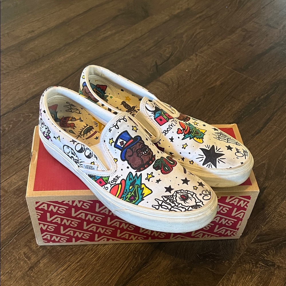 Vans Classic Slip-On (white/ tattoo)